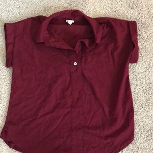 Casual button up tee